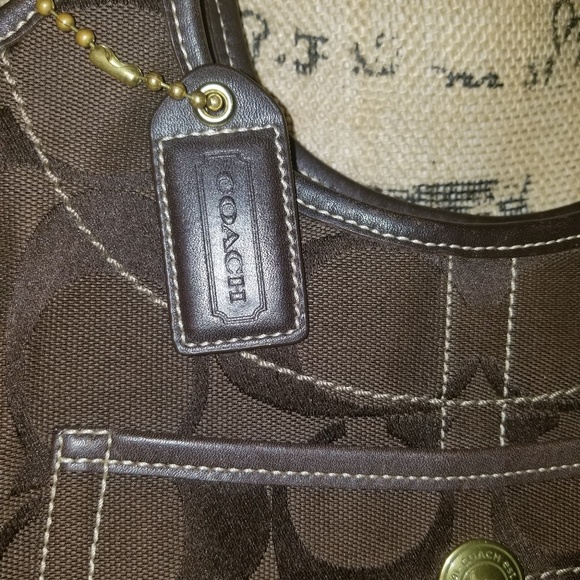 Brown Coach Hand Bag - Picture 4 of 8